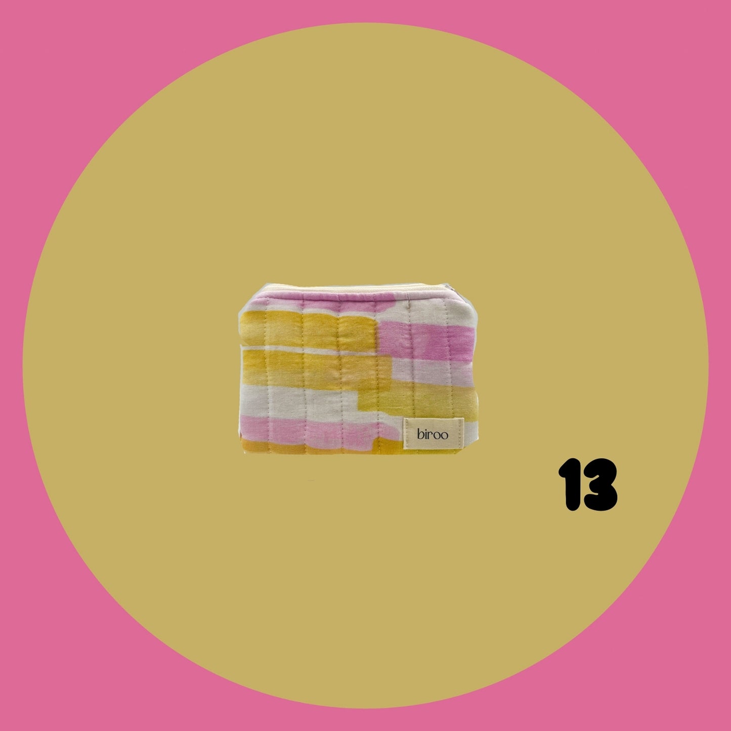 Quilted Zipper Pouch