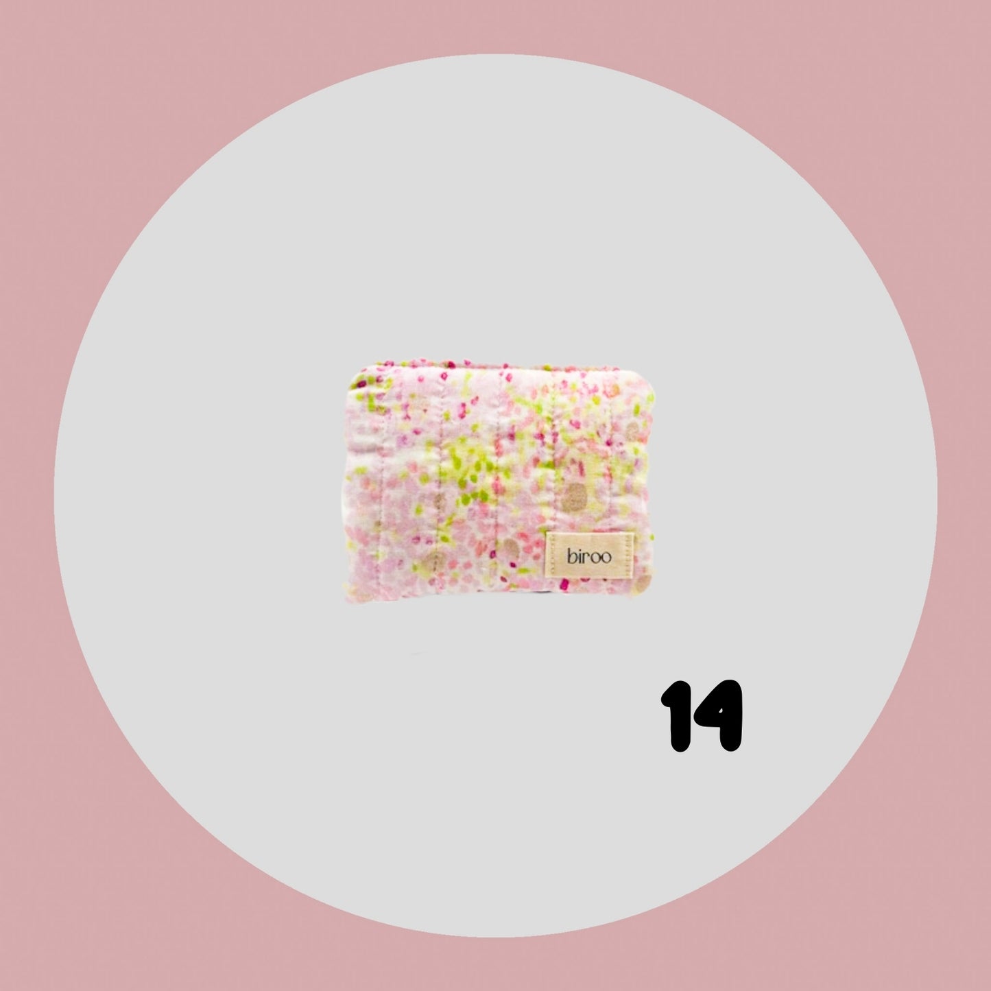 Quilted Zipper Pouch