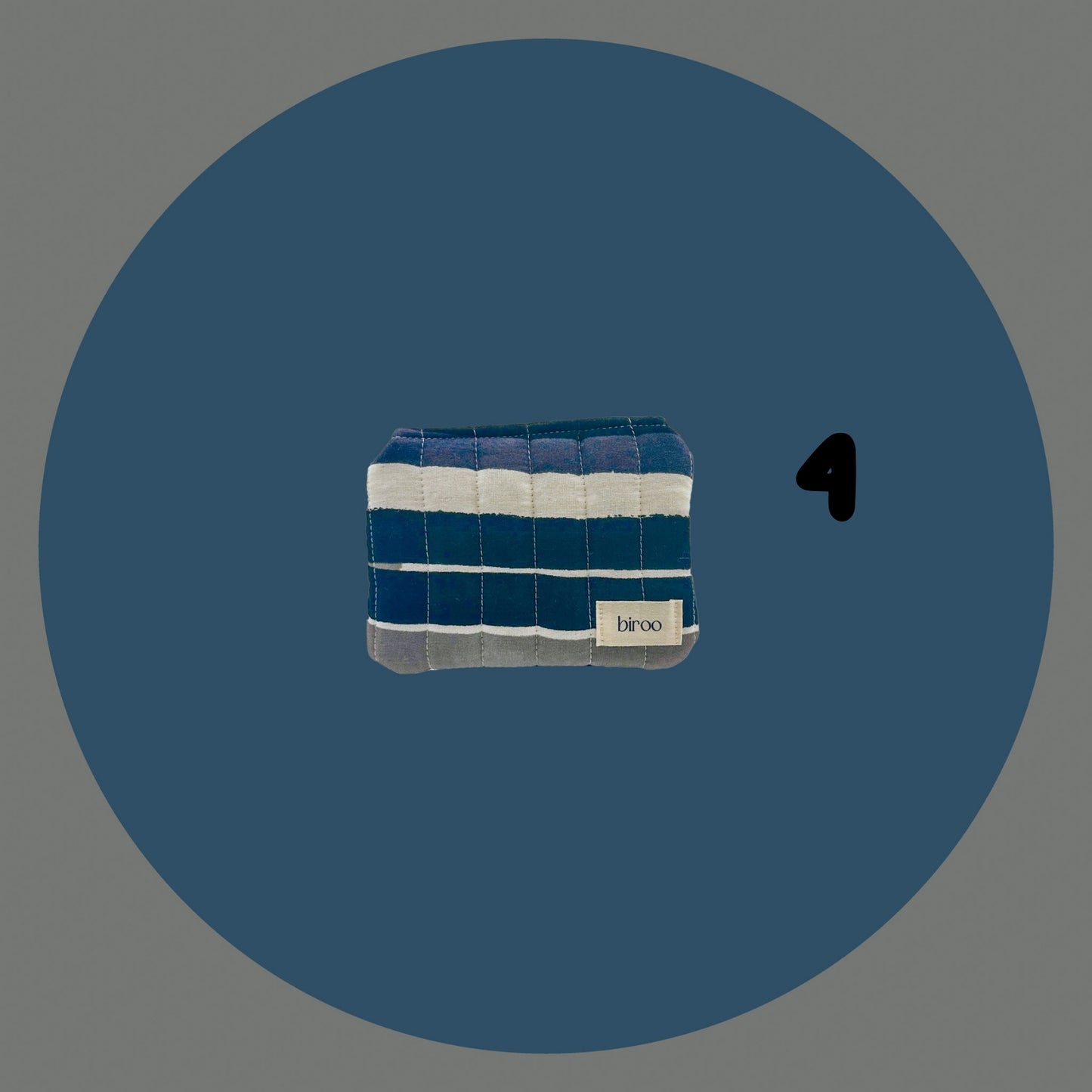 Quilted Zipper Pouch