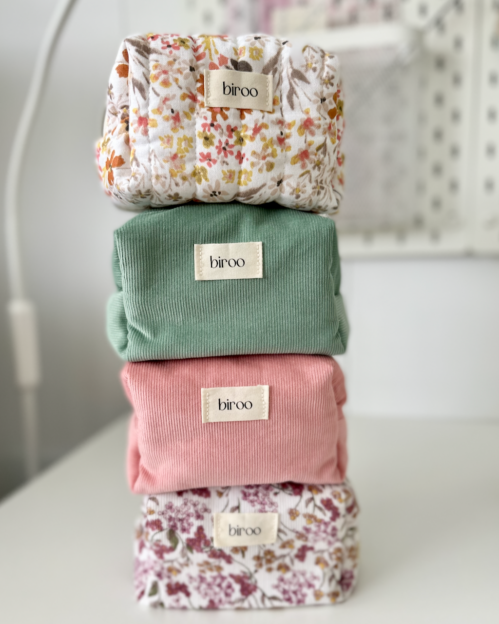 Dusty Pink Make-Up Pouch