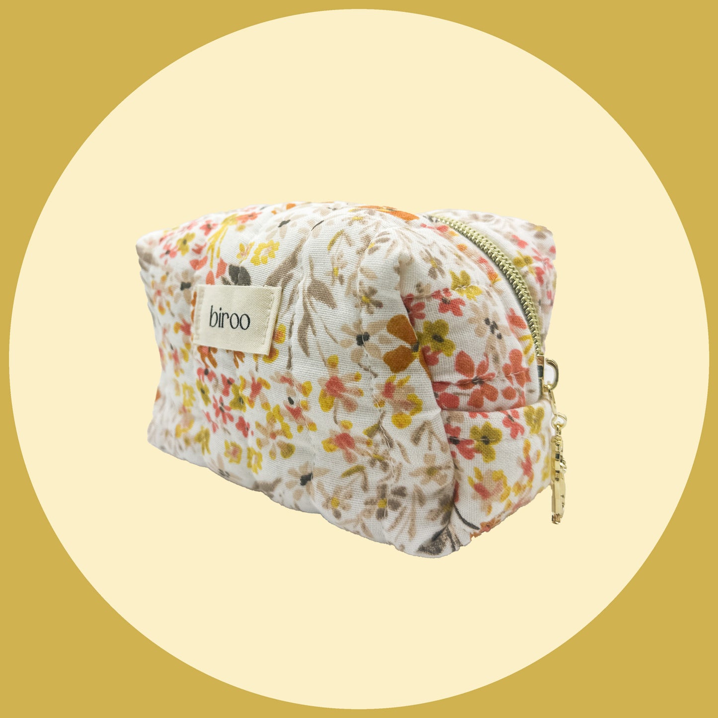 Maru Quilted Make-Up Pouch