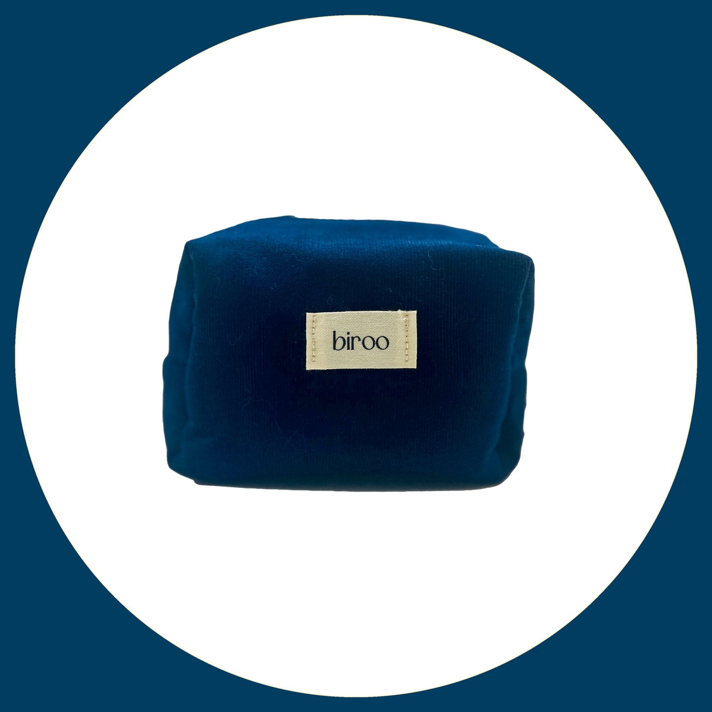 Navy Make-Up Pouch