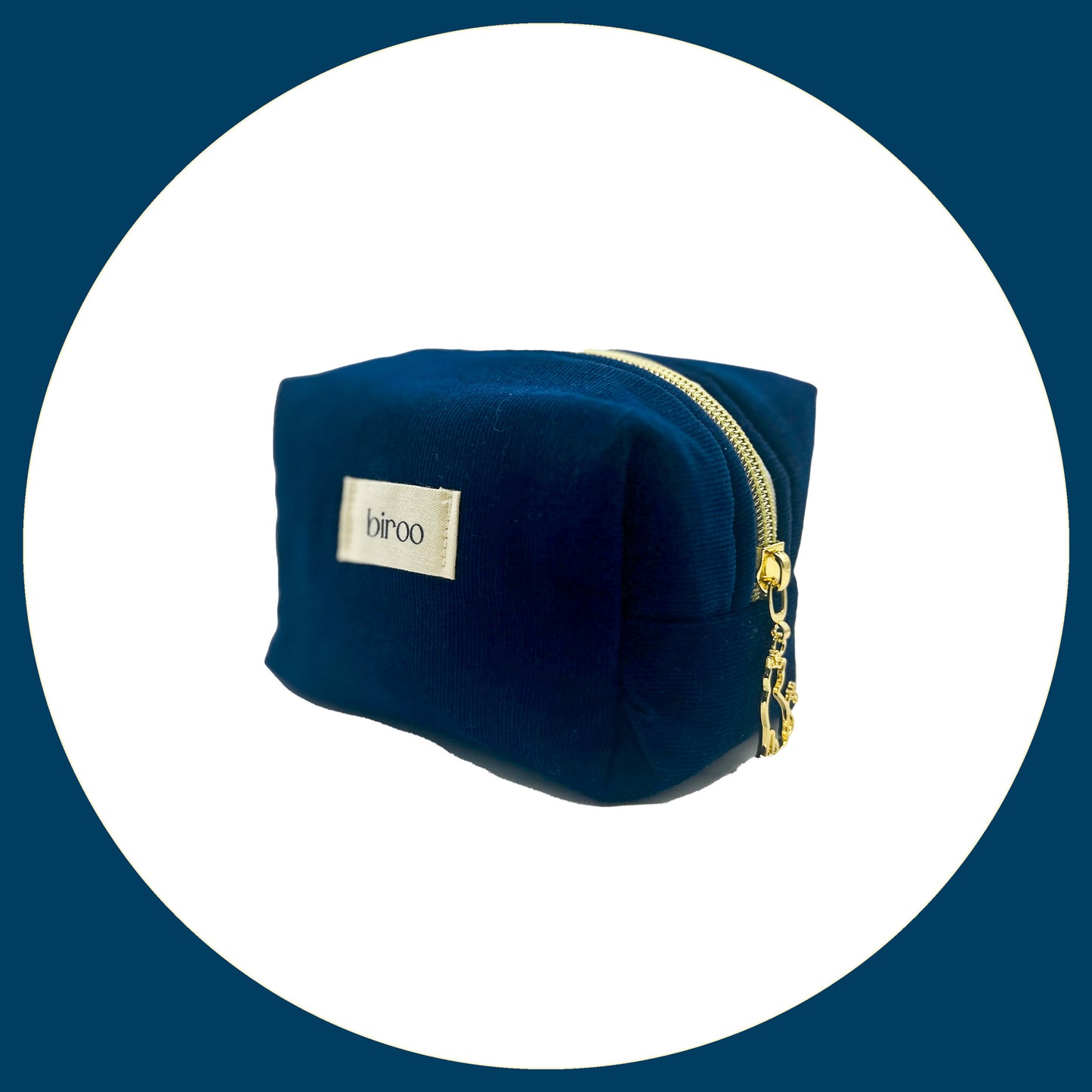 Navy Make-Up Pouch
