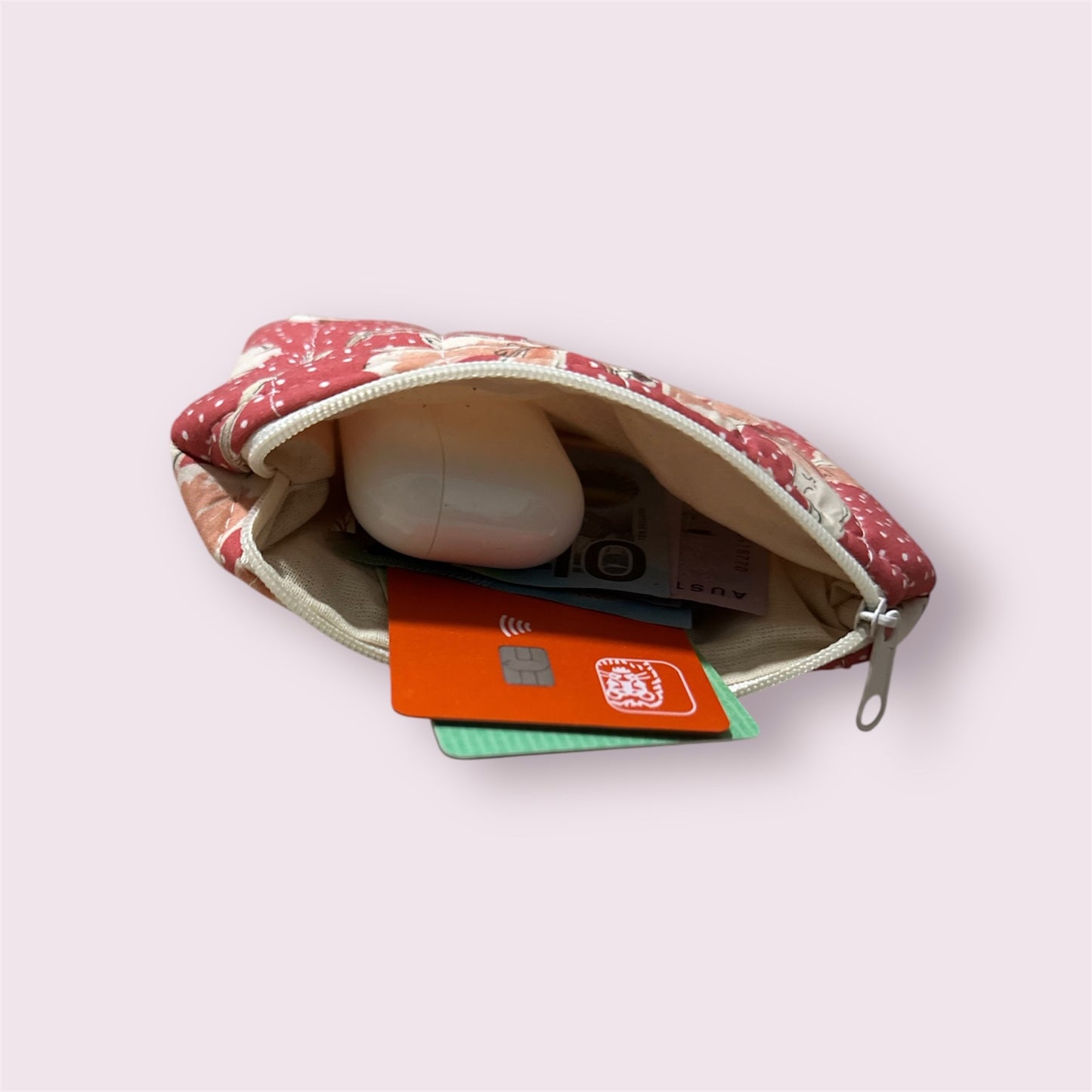 Quilted Zipper Pouch