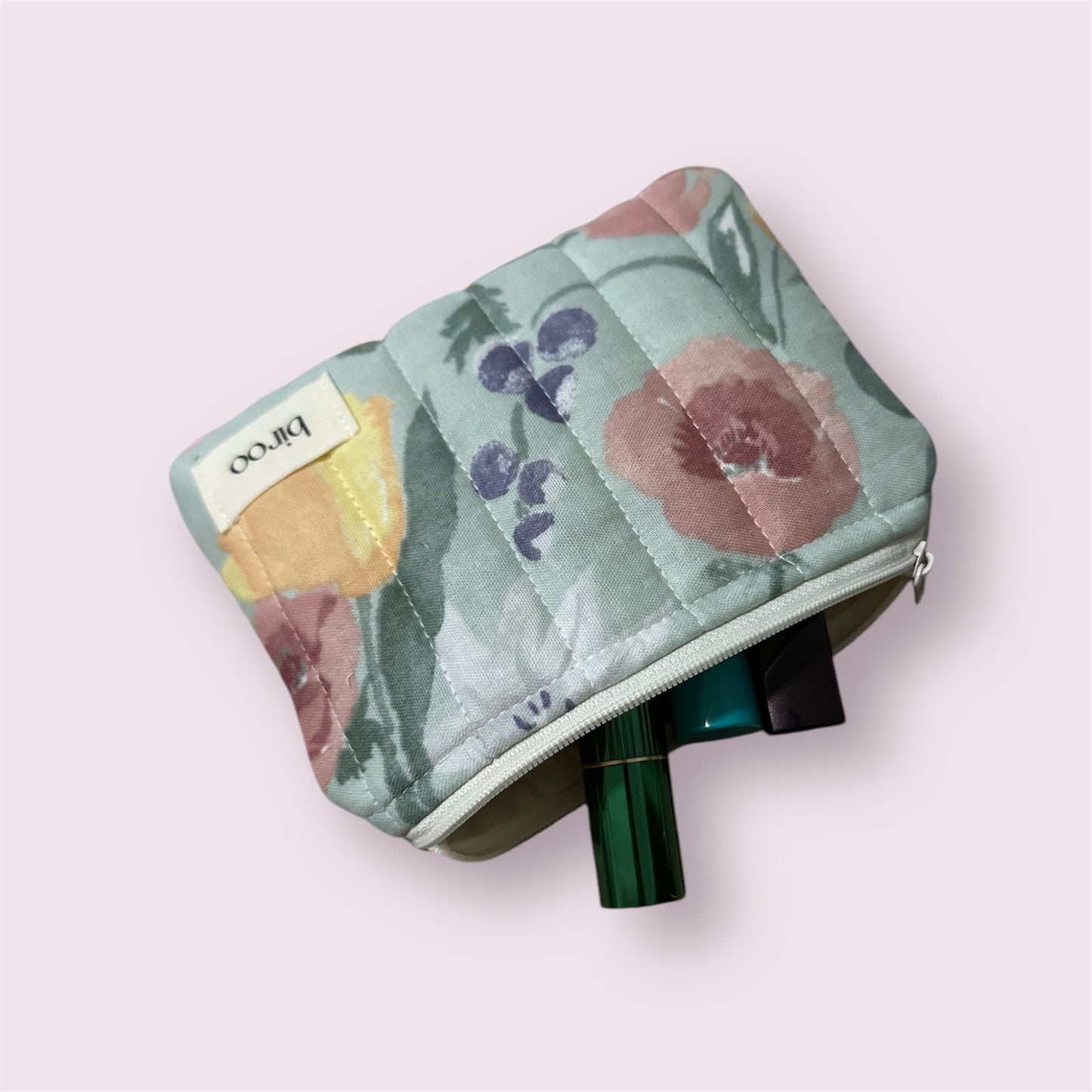 Quilted Zipper Pouch