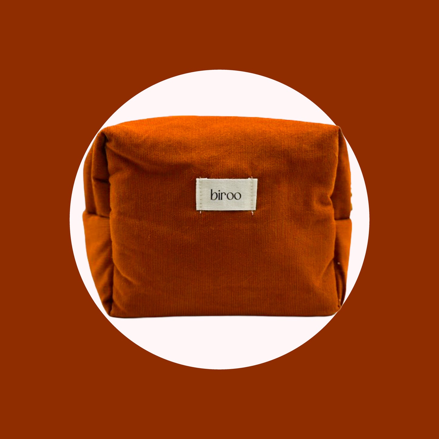 Burnt Orange Toiletry Pouch