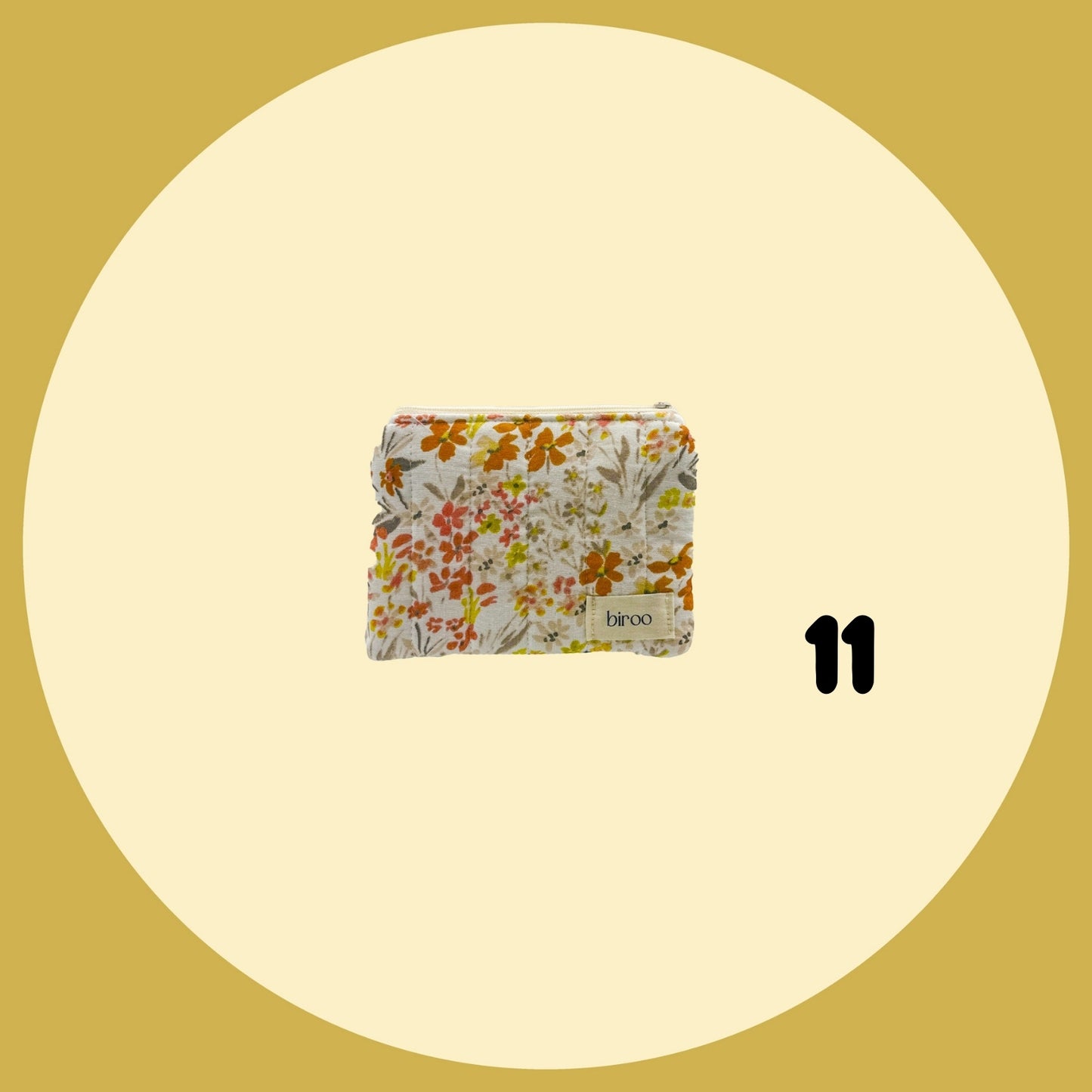 Quilted Zipper Pouch