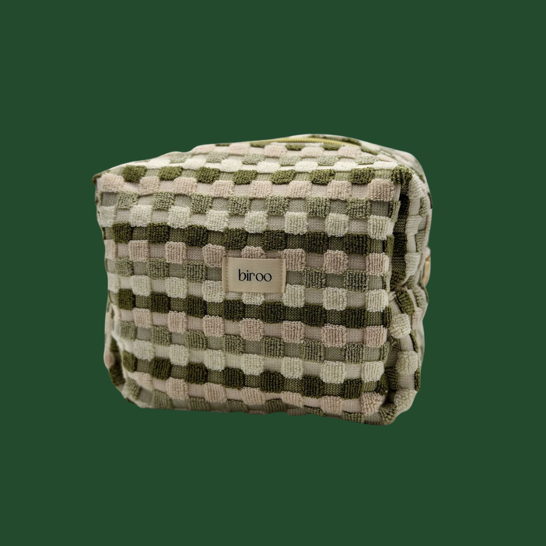 Retro Towel Toiletry Pouch