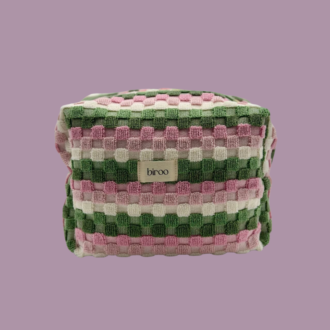 Retro Towel Toiletry Pouch