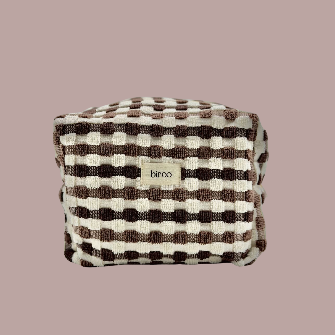 Retro Towel Toiletry Pouch