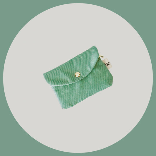 Dark Sage Jewellery Pouch