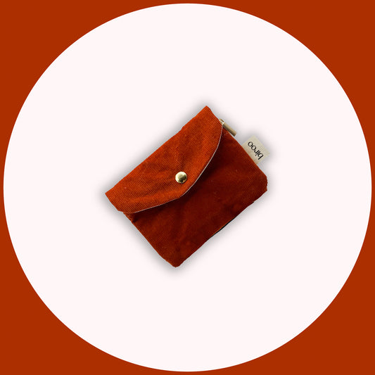 Burnt Orange Jewellery Pouch