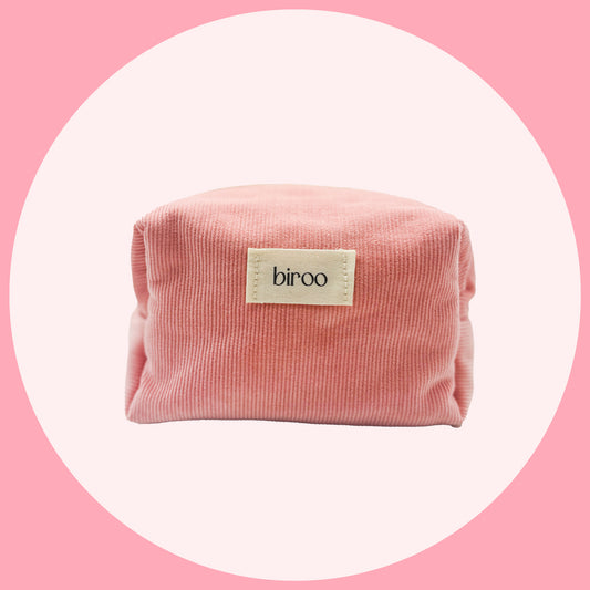 Dusty Pink Make-Up Pouch