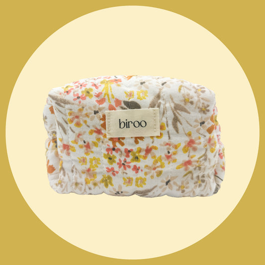 Maru Quilted Make-Up Pouch