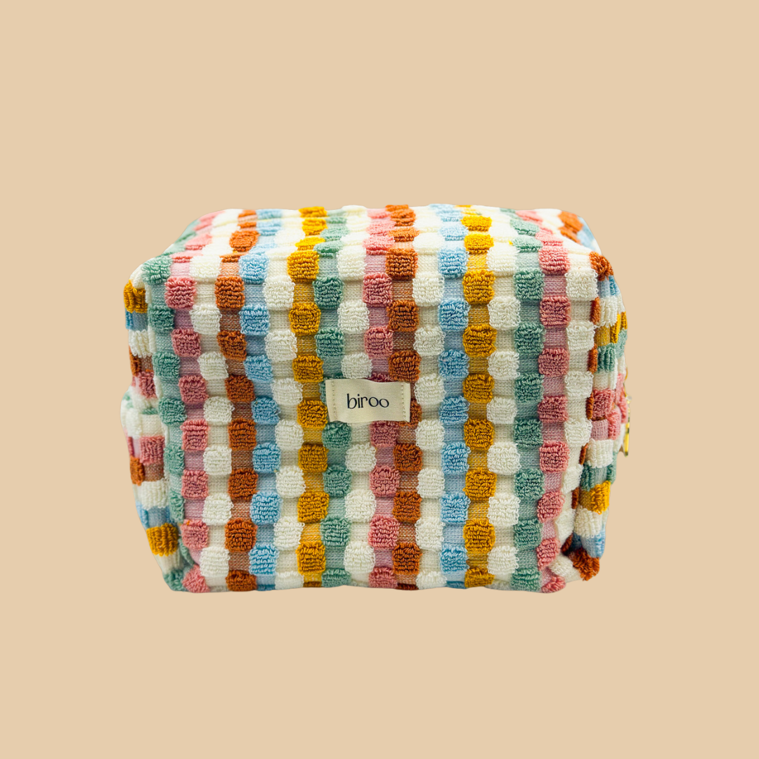 Retro Towel Toiletry Pouch